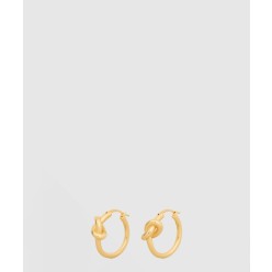 스몰 노트 후프 귀걸이 46N556