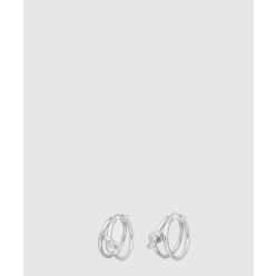 노트 더블 후프 귀걸이 461FX6