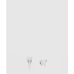 아이콘 비대칭 귀걸이 662067