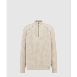 프린트 니트 톱