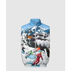 로고 쇼트 코트