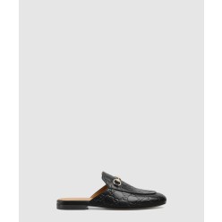 GG 레더 홀스빗 슬리퍼 813864