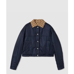 리버시블 개버딘 나일론 자켓