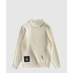 로고 니트 상의