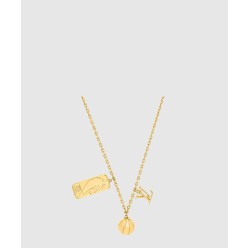 LVxNBA Ball and Tab 목걸이 MP3056