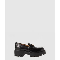 브러시드 레더 로퍼 5D292E