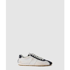 플룸 나파 가죽 및 스웨이드 스니커즈 5E114E