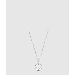 트위스티드 플라워 펜던트 목걸이 M00916