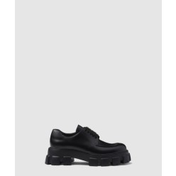 모놀리스 브러시드 가죽 레이스업 슈즈 2EE356