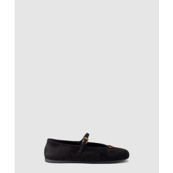 스웨이드 발레리나 1F793N