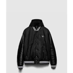 오버사이즈 리나일론 바머 재킷