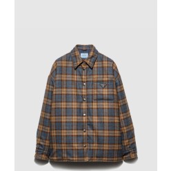 체크 울 트윌 럼버잭 재킷