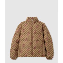 GG 캔버스 봄버 재킷