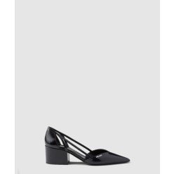 브러쉬드 가죽 컷아웃 펌프스 1I736N