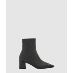 청키 힐 앵클 부츠 01I513