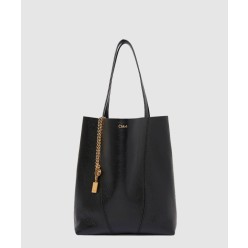 그레인드 가죽 Chloé Spin 토트백 SS811