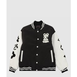 엠브로이더드 바시티 재킷