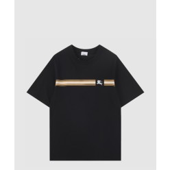 스트라이프 코튼 티셔츠