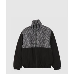 로고 집업 자켓