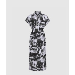 미디 셔츠 드레스