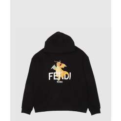 로고 프린트 코튼 후디