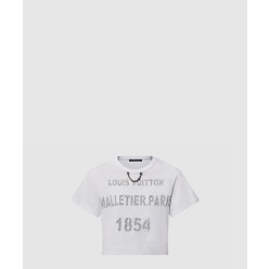 스텐실 시그니처 크롭 톱