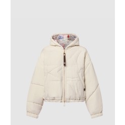 퀼티드 모노그램 플라워 재킷