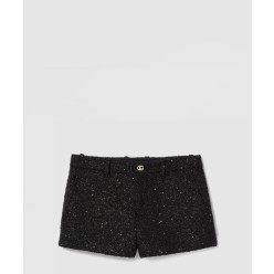 라메 시퀸 트위드 쇼츠