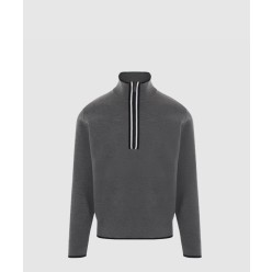 밀라노 스티치 지퍼업 풀오버