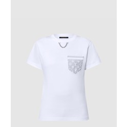 모노그램 포켓 티셔츠