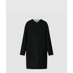 말타쥬 자카드 더블 페이스 코트