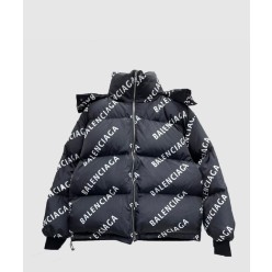 후드 쇼트 다운 재킷