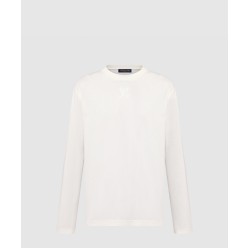 엠보스드  롱 슬리브드 티셔츠