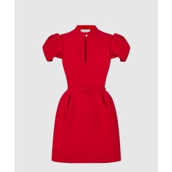 벨트 쇼트 드레스