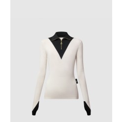 프린트 니트 톱