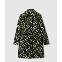 플로라 크레이프 싱글 브레스트 코트