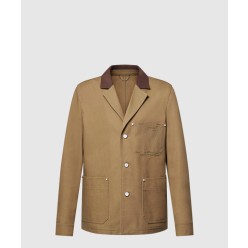 테일러드 워크웨어 코튼 캔버스 재킷