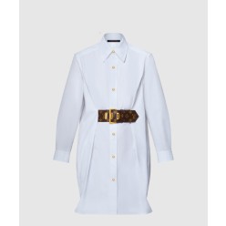 벨티드 셔츠 드레스