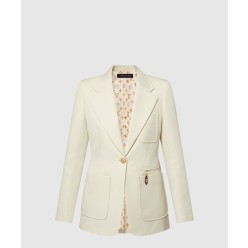 테크 개버딘 컬리지에이트 블레이저