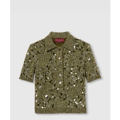 비스코스 트위드 블렌드 폴로 셔츠