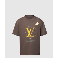 워시드 엠벨리시드 코튼 티셔츠