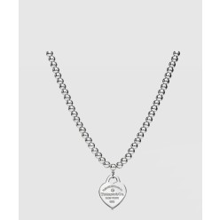 티파니 하트 태그 비드 네크리스