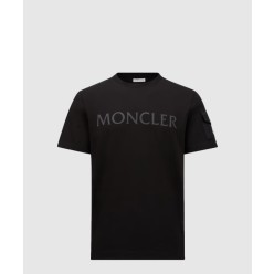 라미네이트 로고 코튼 티셔츠