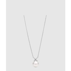 진주와 다이아몬드 펜던트