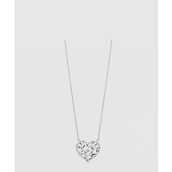 올리브 리프 하트 펜던트