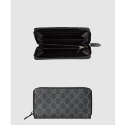 GG 엠블럼 지퍼 아라운드 지갑 821207