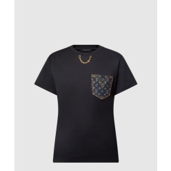 모노그램 포켓 티셔츠