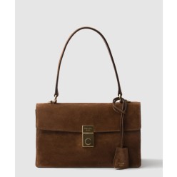 소프트 사운드 미디엄 스웨이드 숄더백 1BN023