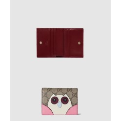 부엉이 디테일의 GG 미니 지갑 818767