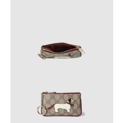 고양이 디테일의 GG 키 케이스 818768